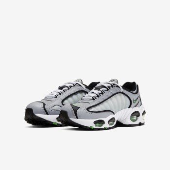 Nike Air Max Tailwind IV - Nagyobb Gyerek Utcai Cipő - Szürke/Fehér/Fekete/Zöld